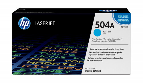 Hp Toner Laserjet Color Cian Cp3525  7000 Pag